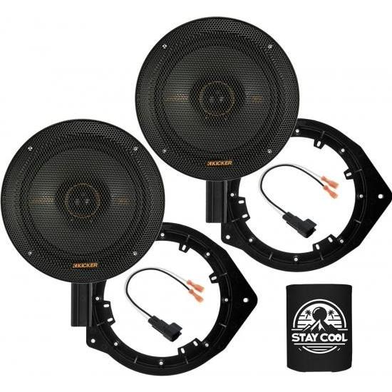 KICKER スピーカー 6.5インチ シボレー コロラド (エクステンデッド) 2015-2023...