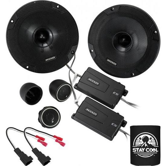 KICKER スピーカー 6.5インチ シボレー エクイノックス 2007-2017 アップグレード...