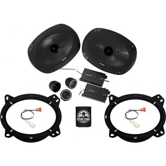 KICKER スピーカー 6x9インチ トヨタ FJ クルーザー 2007-2014 アップグレード...