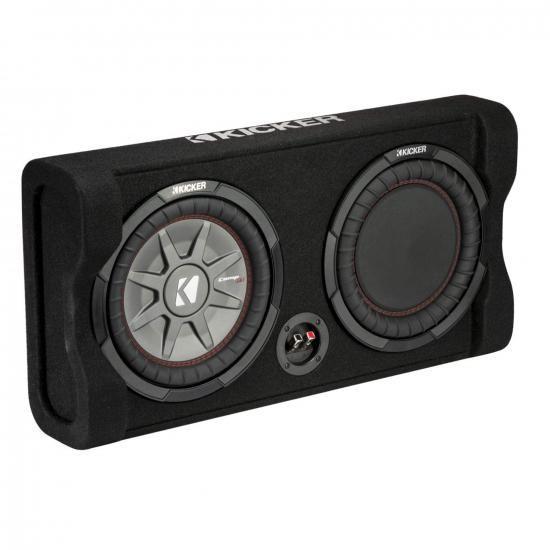 KICKER 47TRTP102 ダウンファイアリング 10インチ CompRT 2オーム エンクロ...