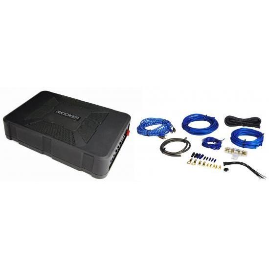 オーディオセービングバンドル：キッカー 51HS8 ハイダウェイ アンダーシート パワード カーオー...