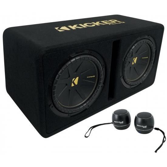 Audiosavings バンドル: Kicker 50DCWC122 CompC デュアル 12 ...
