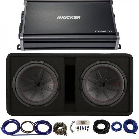 KICKER 48DCWR122-RS デュアル 12インチ CompR 1000W RMS ロード...