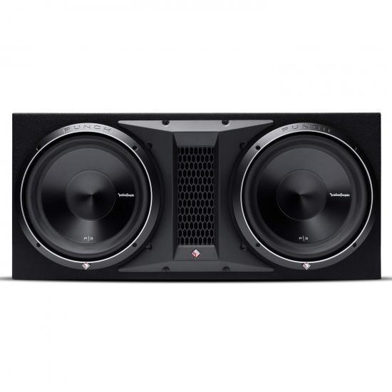 Rockford Fosgate P3-2X12 パンチ デュアル P3 12インチ ロードエンクロ...