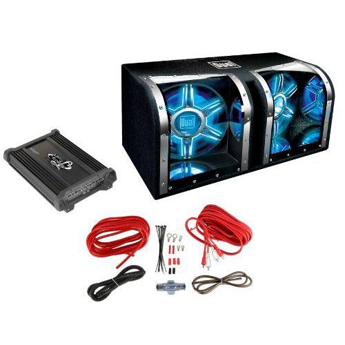 DUAL BP1204 12インチ 1100W Car サブウーファー Bandpass Box+2...