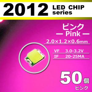 LEDチップ 1608 ピンク 桃色 1個 単品 バラ売り SMD LED
