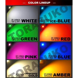 LEDチップ 3528 SMD アンバー オレ...の詳細画像1