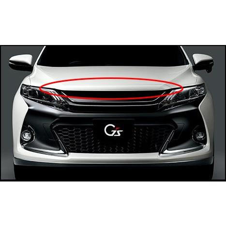 トヨタ純正 60ハリアー G&apos;sボンネットフードモール TOYOTA HARRIER bonnet