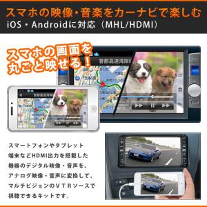 スマホ映像・音楽をカーナビで楽しめる プロボックス NCP50・51・52・55・58・59/NLP51 変換+外部入力アダプター