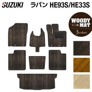 ラパン (T)フロアマット(ジュータン/ダブルライン/グレージュ)4WD車