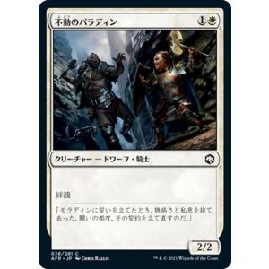 MTG マジック：ザ・ギャザリング 不動のパラディン コモン フォーゴトン・レルム探訪 AFR-03...