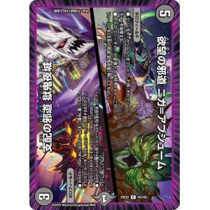 デュエルマスターズ 欲望の邪道 ニガ＝アブシューム／支配の邪道 獄鬼夜城(レア) 王道vs邪道 デュ...