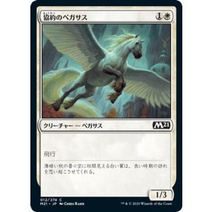 MTG マジック：ザ・ギャザリング 協約のペガサス コモン 基本セット2021 ギャザ M21012 日本語版 クリーチャー 白｜card-museum