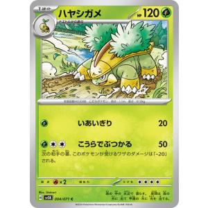 ポケモンカードゲームSV sv5K 拡張パック ワイルドフォース ハヤシガメ C (004/071) | ポケカ 草 1進化｜card-museum