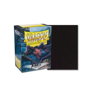 ドラゴンシールド マット スタンダードサイズ ブラック 100枚入り Dragon Shield Matte Sleeves Standard Black｜card-museum