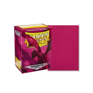 ドラゴンシールド マット スタンダードサイズ マジェンタ 100枚入り Dragon Shield Matte Sleeves Standard Magenta｜card-museum