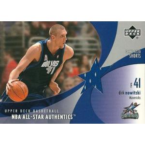 ダーク ノビツキー 2002/03 Upper Deck All-Star Authentics Shorts / Dirk Nowitzki｜cardfanatic