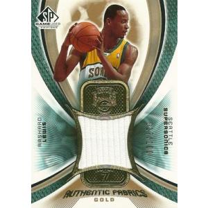 ラシャード ルイス NBAカード 2004/05 SP Game Used Authentic Fabrics Gold 100枚限定！（017/100） / Rashard Lewis｜cardfanatic
