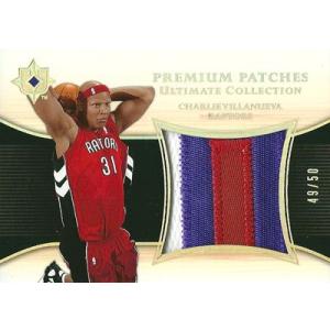 チャーリー ビラヌエバ NBAカード 2005/06 Ultimate Collection Premium Patches 50枚限定！（49/50）/ Charlie Villanueva｜cardfanatic