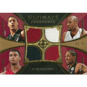 NBAカード Michael Beasley/Alonzo Mourning/Udonis Haslem/Dorell Wright 08/09 Ultimate Collection Jersey Foursomes  Combos 08/35｜cardfanatic