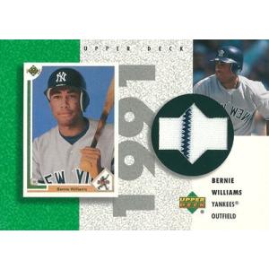 バーニー・ウィリアムス MLBカード Bernie Williams 2002 UD Authentics Jerseys｜cardfanatic