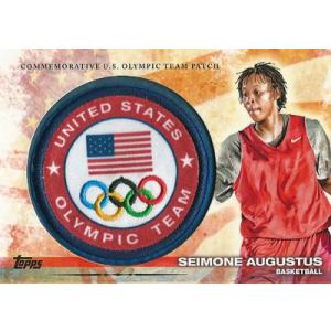 サイモン・オーガスタス オリンピックカード Seimone Augustus 2012 Topps U.S. Olympic Team Olympic Team Patch｜cardfanatic