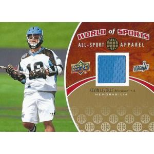 ケビン・レヴェイエ ラクロスカード Kevin Leveille 2010 Upper Deck World of Sports All-Sports Apparel Memorabilia｜cardfanatic