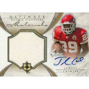 ジャマール・チャールズ NFLカード Jamaal Charles 2008 Ultimate Collection Rookie Jersey Autographs 259/375｜cardfanatic