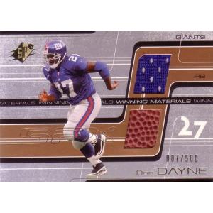 ロン・デイン NFLカード Ron Dayne 2001 SPx Winning Materials 007/250｜cardfanatic