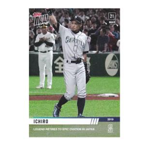 イチロー 2019年 マリナーズ 日本開幕戦 引退記念カード #7 Legend Retires to Epic Ovation in Japan - Ichiro MLB TOPPS NOW Card｜cardfanatic