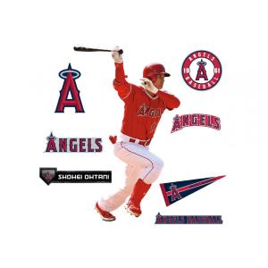 大谷翔平 Fathead ステッカーシート バッティング / Shohei Ohtani Fathead Batting Teammate wall decals｜cardfanatic