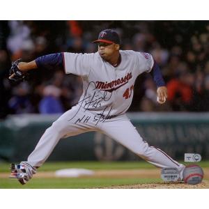 フランシスコ・リリアーノ ＭＬＢ オーセンティック 8×10 フォト "NH 5/3/11"インスクリプション入り/Francisco Liriano｜cardfanatic