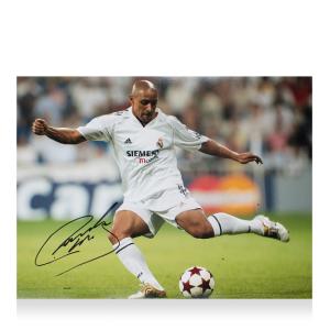 ロベルト・カルロス 直筆サインフォト レアルマドリード