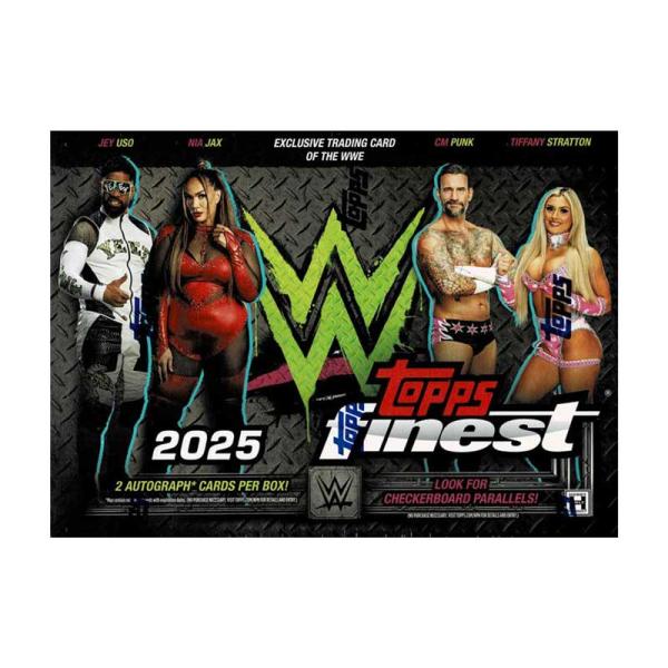 プロレスカード 2025 Topps Finest WWE ボックス (Box) 10/7入荷！