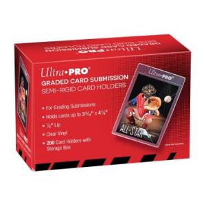 ウルトラプロ Ultra Pro カードセイバー トール 200枚入りボックス #43000 PSA・BGS鑑定用 |Semi Rigid 1/2"｜cardfanatic