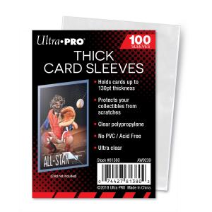 ウルトラプロ Ultra Pro 厚型カード用スリーブ (#81380)