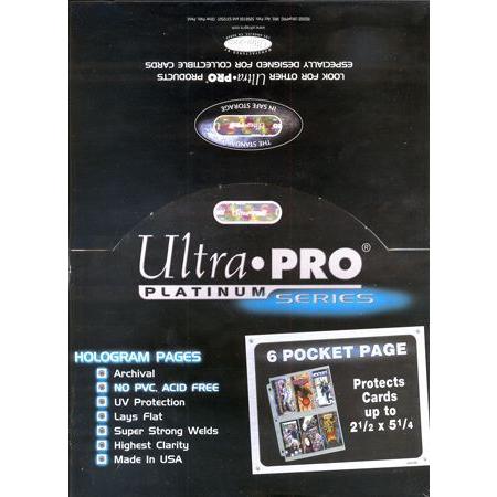 ウルトラプロ Ultra Pro 6ポケット シート #81420 | 6-Pocket Plati...
