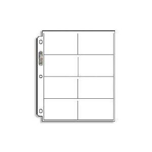 ウルトラプロ Ultra Pro 8ポケット シート 横向きカード用 #81421 | 8-Pock...