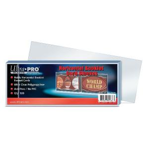 ウルトラプロ Ultra Pro カードスリーブ 横型ブックレットカードサイズ対応 100枚入り (#84168) / Horizontal Booklet Card Sleeves｜cardfanatic