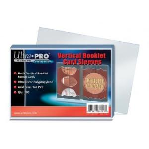 ウルトラプロ Ultra Pro カードスリーブ 縦型ブックレットカードサイズ対応 100枚入り (#84169) / Vertical Booklet Card Sleeves｜cardfanatic