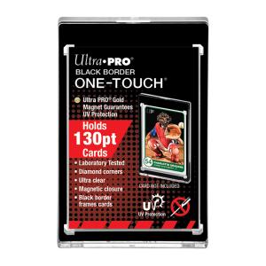 ウルトラプロ Ultra Pro 130PT 黒枠 UVワンタッチマグネットホルダー 3.5mm厚 #85917 | 130PT Black Frame UV One Touch Magnetic Holder Ultra・PRO｜cardfanatic