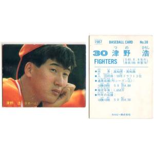 カルビー1987 プロ野球チップス No.38 津野浩 (A)｜cardya2