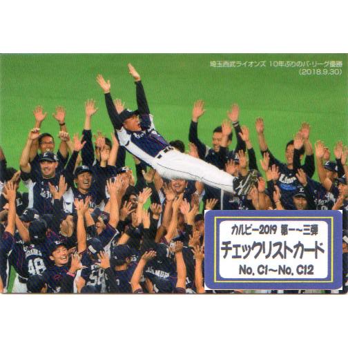 カルビー2019 第一・二・三弾 チェックリストカードコンプリートセット