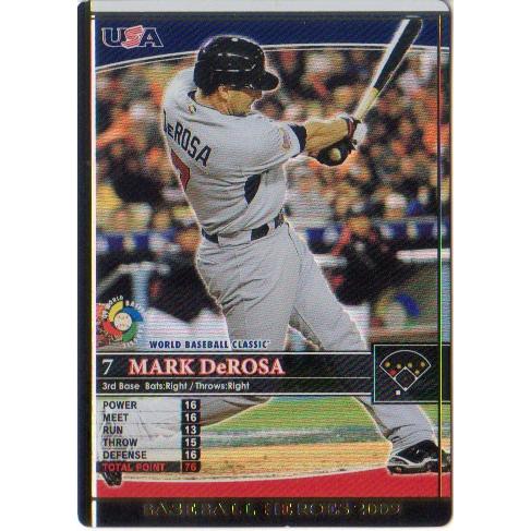 KONAMI BASEBALL HEROES マーク・デローサ MARK DeROSA (1)