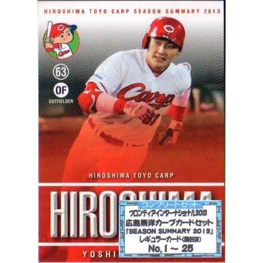 2013 広島東洋カープカードセット「SEASON SUMMARY 2013」 レギュラーカードコン...