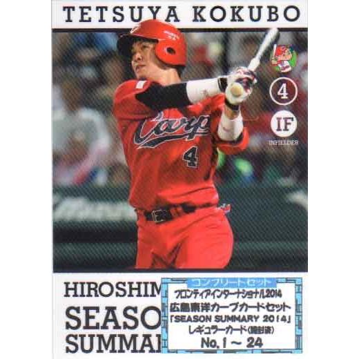 2014 広島東洋カープカードセット「SEASON SUMMARY 2014」 レギュラーカードコン...