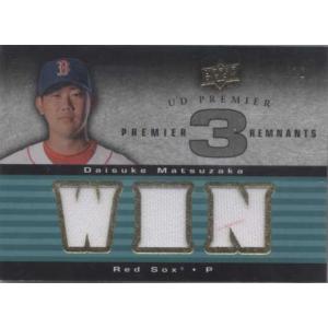 松坂大輔 2007 Upper Deck Premier Remnants Triple Jersey Card /18 Daisuke Matsuzaka｜cardya2