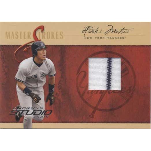 松井秀喜 2005 Donruss Studio Master Strokes Jersey Car...