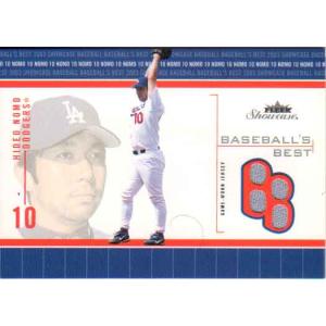 野茂英雄 2001 Fleer Diamond Cuts Bat Card Hideo Nomo : かー
