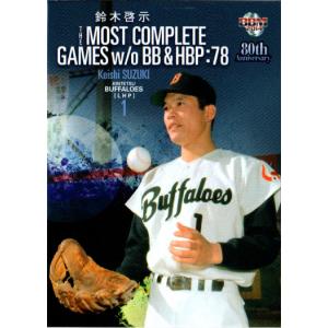 BBM2024 プロ野球90周年カード レギュラーカード No.26 鈴木啓示